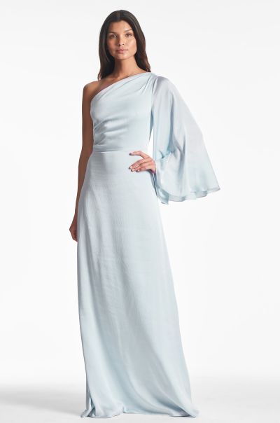Keely Gown - Ice Blue Gowns Women Sachin & Babi
