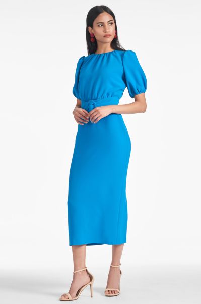 Women Rebecca Dress - Azure Dresses Sachin & Babi