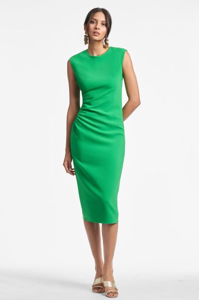 Diana Dress - Kelly Green Dresses Women Sachin & Babi