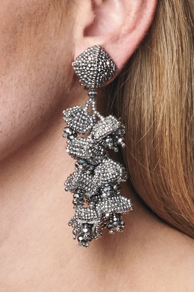 Grapes Earrings - Smooth Beads Women Sachin & Babi Earrings