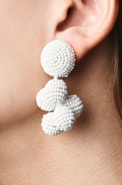 Sachin & Babi Women Earrings Mini Coconuts Earrings - Smooth Beads