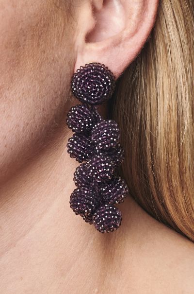 Women Earrings Sachin & Babi Coconuts Earrings - Faceted Beads