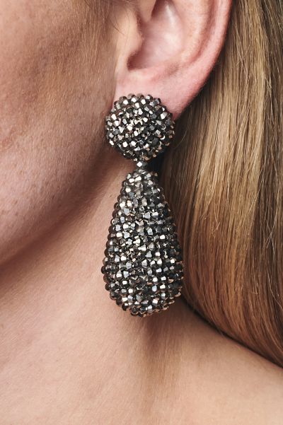 Earrings Alena Earrings -  Metallic Faceted Beads Women Sachin & Babi