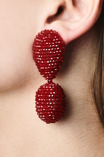 Women Carina Earrings - Faceted Beads Earrings Sachin & Babi