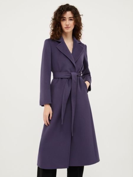 Personalized Women Longrun Wool-Drap Coat Max&Co Ultramarine Coats And Trench Coats