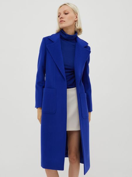 Women Max&Co Robust Coats And Trench Coats Runaway Wool Coat China Blue