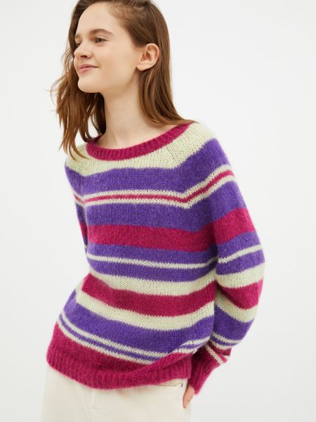 Sweaters And Cardigans Max&Co Fuchsia Women Mohair-Blend Pullover Practical