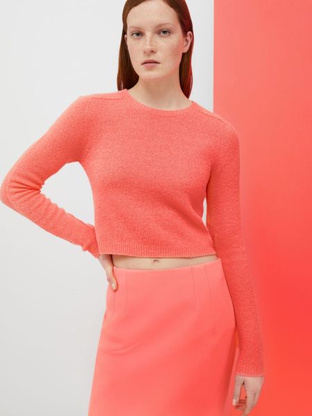Elegant Pink De-Coated With Anna Dello Russo Cropped Jumper Max&Co Women Sweaters And Cardigans