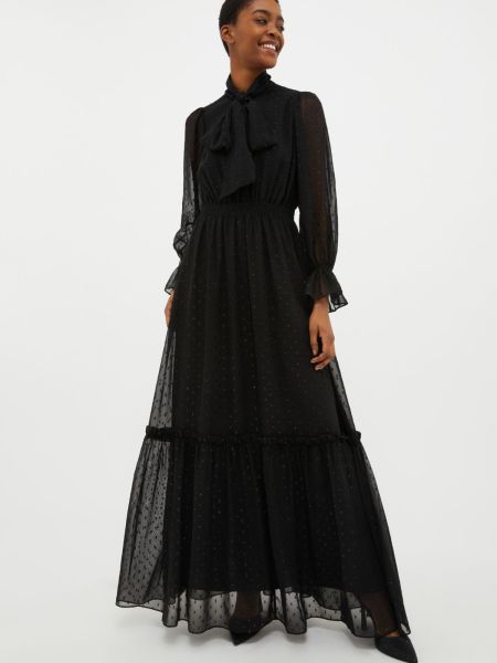 Exquisite Fil-Coupé Maxi Dress Women Max&Co Black Dresses And Jumpsuits