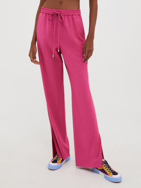 Buy Wool-Blend Trousers Women Max&Co Suits Fuchsia