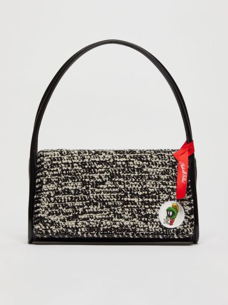 Black Crocheted Bag Max&Co. With Looney Tunes Women Sale Bags