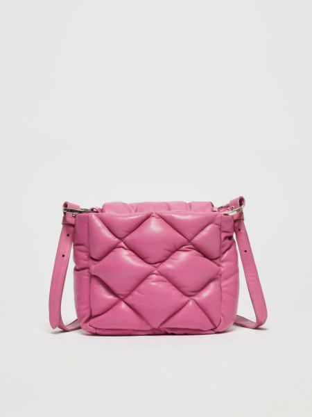 Women Max&Co Matelassé Nappa-Leather Mini Bag Bags Clearance Pink