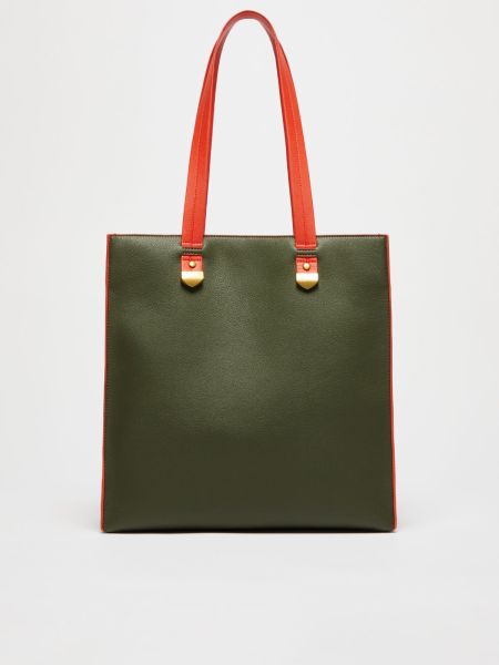 Clearance Bags Women Khaki Green Max&Co Maxi Shopper Bag