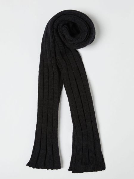 Women De-Coated With Anna Dello Russo Ribbed Scarf Max&Co Affordable Scarves And Hats Black