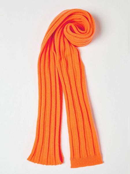 De-Coated With Anna Dello Russo Ribbed Scarf Women Mandarin Custom Max&Co Scarves And Hats