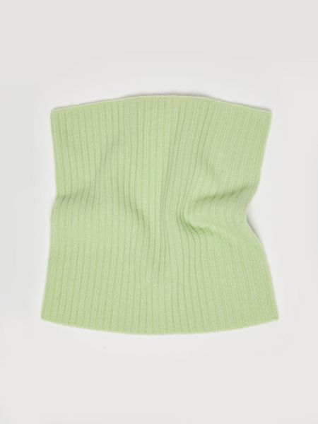 Max&Co Mint Scarves And Hats Free Women Ribbed Cashmere Neck Warmer