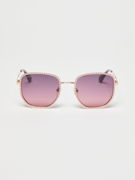 Eyewear Studded Metal Glasses Pink Max&Co Top Women