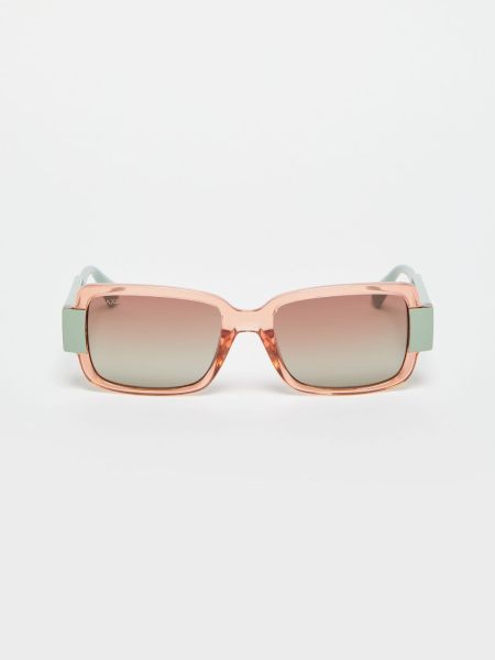 Rectangular Two-Toned Glasses Eyewear Max&Co Well-Built Pink Women